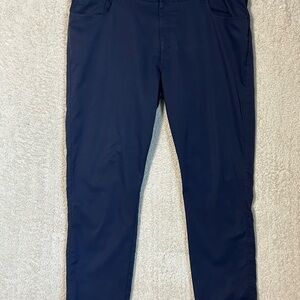 Peter Millar Crown Crafted Golf Pants Men’s 40x32 Blue Stretch. Outdoor Casual
